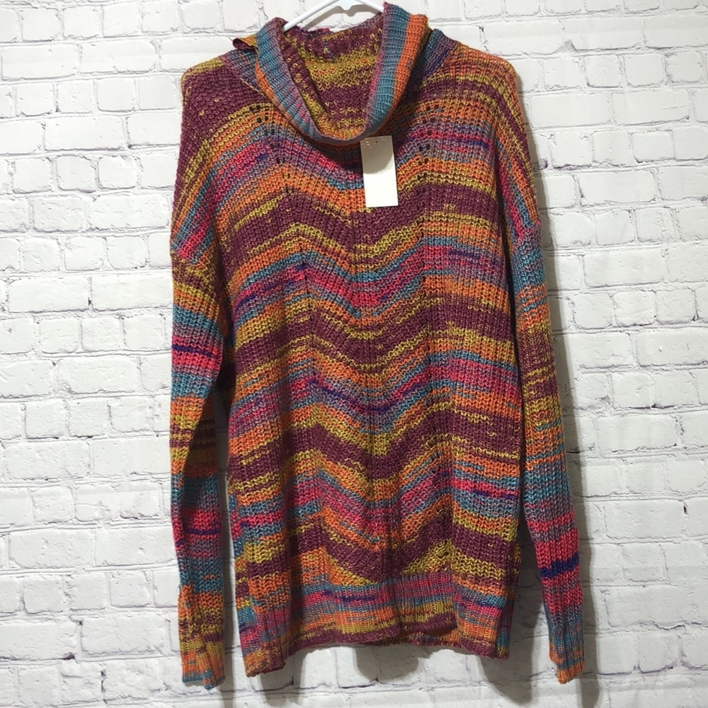 NWT OVLA sweater colorful
